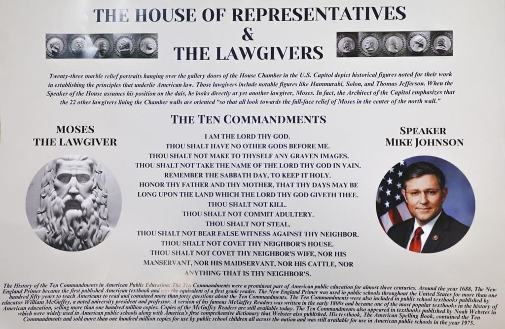 REPORTING: New Orleans Teacher Petitions Supreme Court To Block Louisiana's Ten Commandments Law