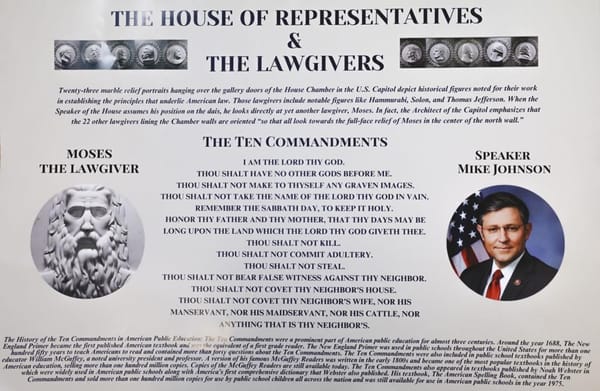 REPORTING: New Orleans Teacher Petitions Supreme Court To Block Louisiana's Ten Commandments Law